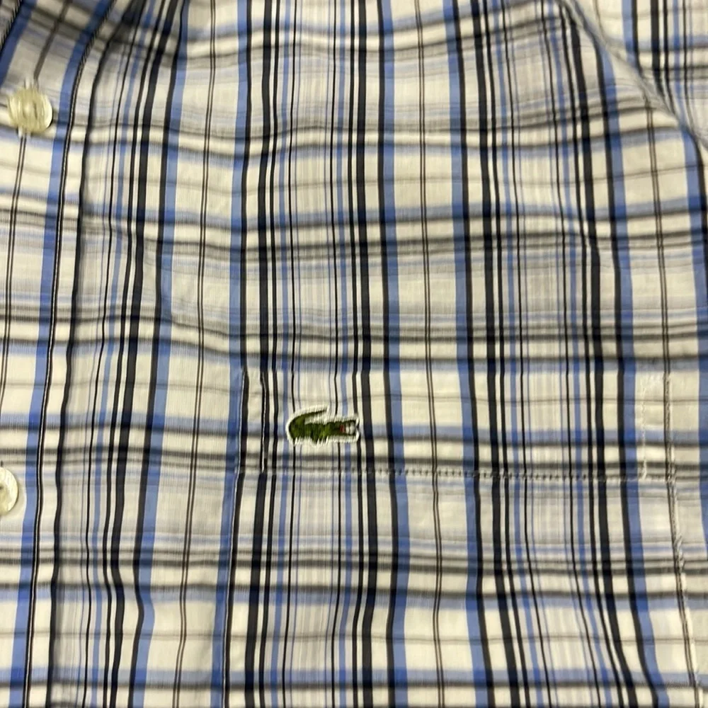 Lacoste Button Down Short Sleeve Shirt - Picture 3 of 5